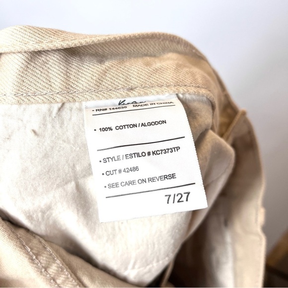 KanCan NWT 90s Flare Distressed Khaki Jeans High Rise KC7373TP - Picture 11 of 11